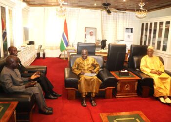 NAS Director and Team Meet with Vice President of The Gambia