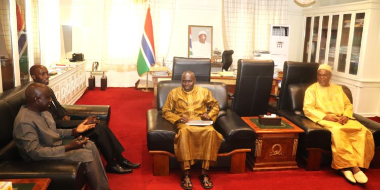 NAS Director and Team Meet with Vice President of The Gambia