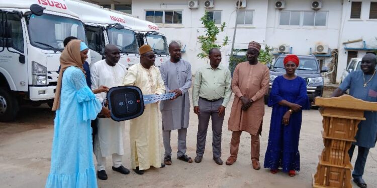 Strengthening Healthcare Delivery: Handing Over of Logistics Trucks and Pickups to Enhance Last Mile Distribution